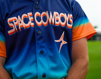 Sugar Land Space Cowboys OT Sports Jersey Fauxback Replica