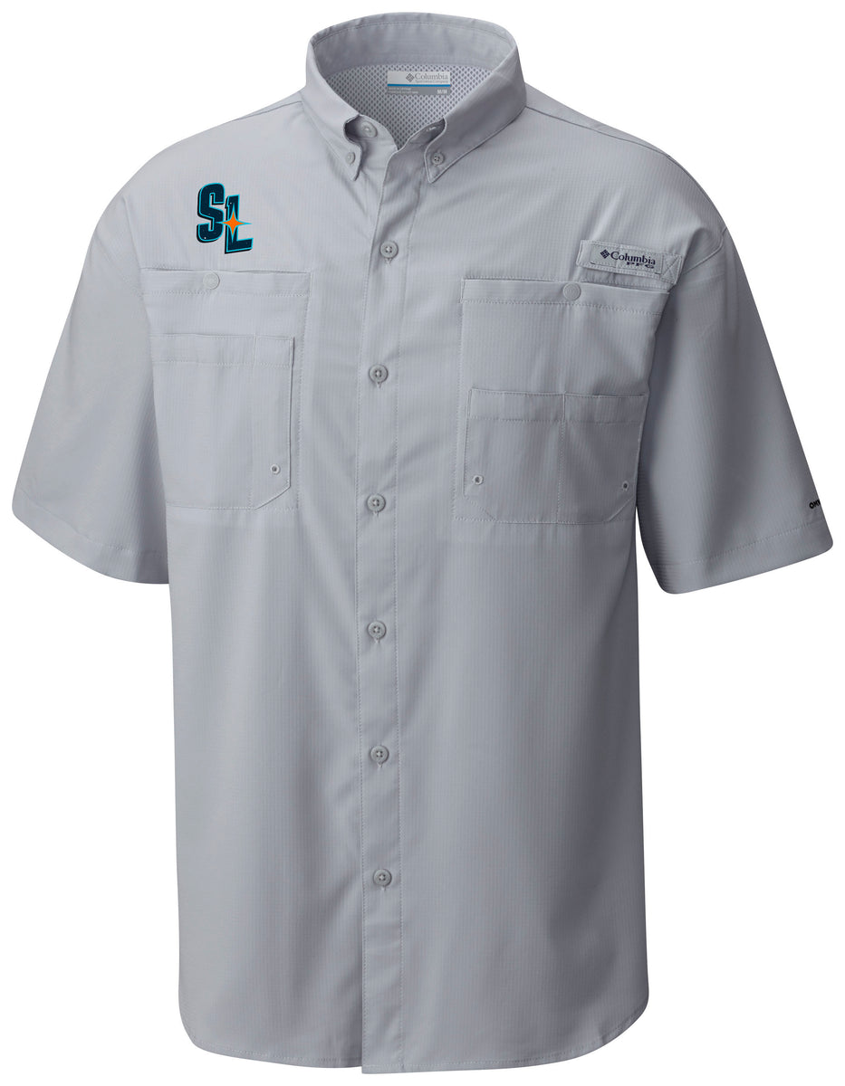 Sugar Land Space Cowboys Columbia Men s Fishing Shirt Tamiami