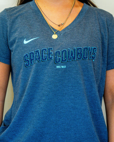 Sugar Land Space Cowboys Nike Women's Tee V-neck Triblend