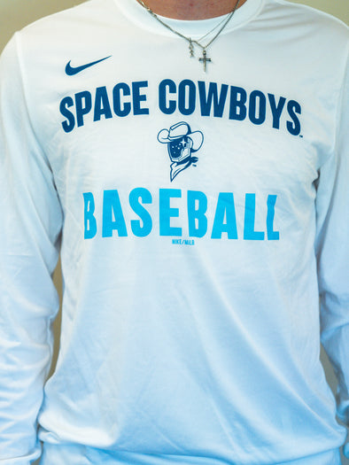 Sugar Land Space Cowboys Nike Long Sleeve Tee Legend