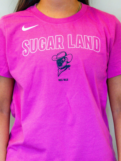 Sugar Land Space Cowboys Nike Women's Tee Pink Fire