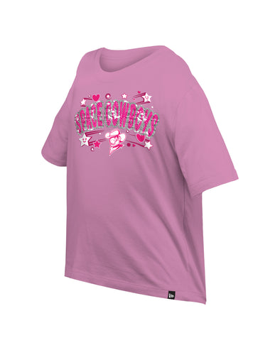 Sugar Land Space Cowboys New Era Youth Girl Tee Boxy Sequin