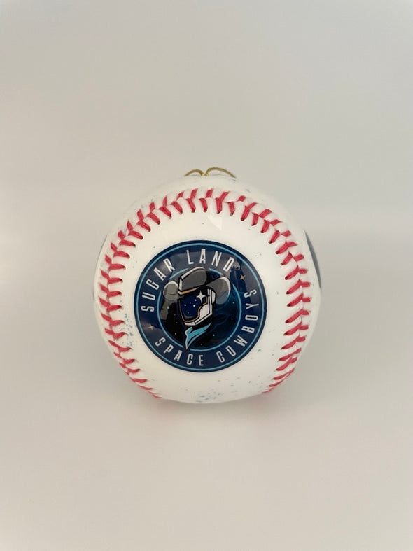 Sugar Land Space Cowboys BMore Ornament Snowman Baseball