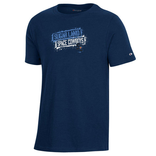 Sugar Land Space Cowboys Champion Youth Tee Stadium Splatter
