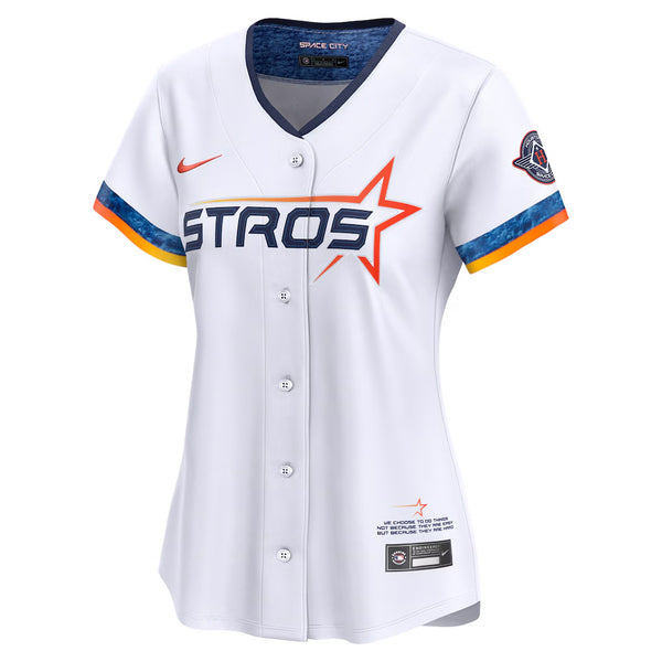 売れ筋商品|||ナイキ カットソー トップス レディース Women's White Houston Astros 2025 City Connect Tri-Code High Neck Performance Tank Top White womens-nike-white-houston-