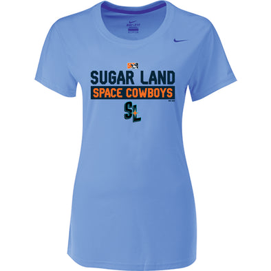 Sugar Land Space Cowboys Nike Women's Tee Legend Lt Blue