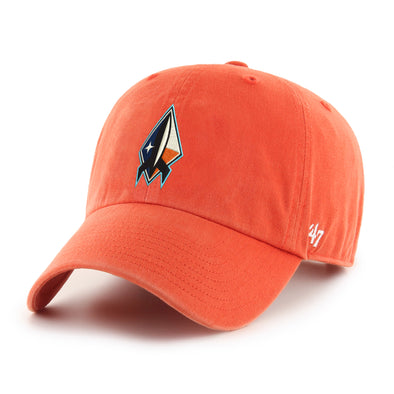 Sugar Land Space Cowboys 47 Brand Hat Clean Up Alt Cap Orange