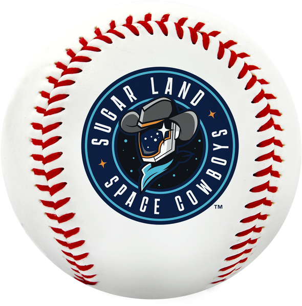 Sugar Land Space Cowboys Rawlings Ball Primary Logo